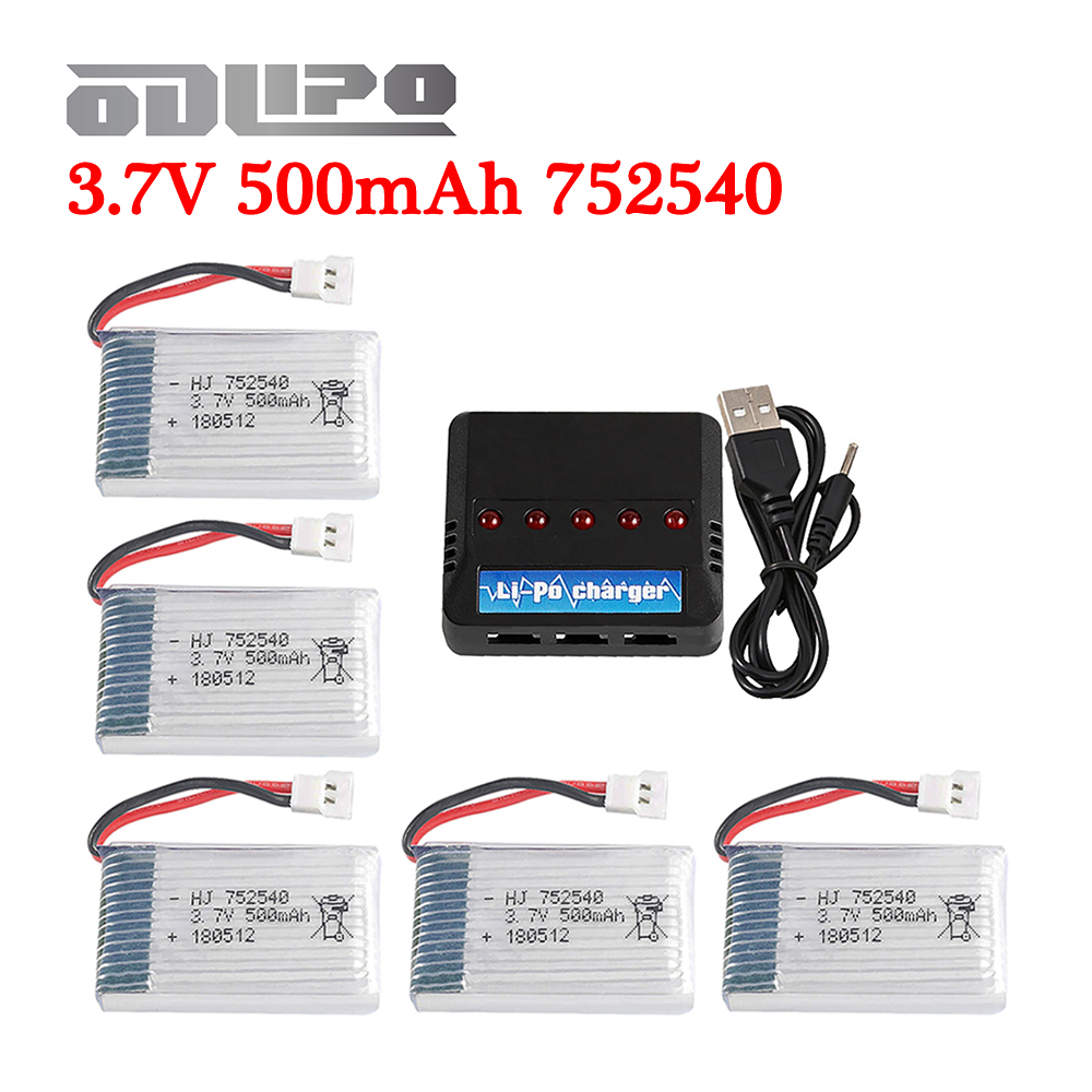 Rc Helicopter Coaxial - H31 pil 3.7V 500mAh 752540 Lipo