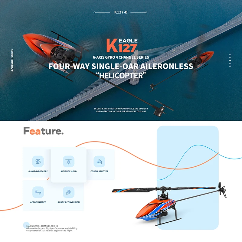WLtoys K127 RC Helikopter 2.4G - Rc Helicopter Blade incelemesi ve fiyatı