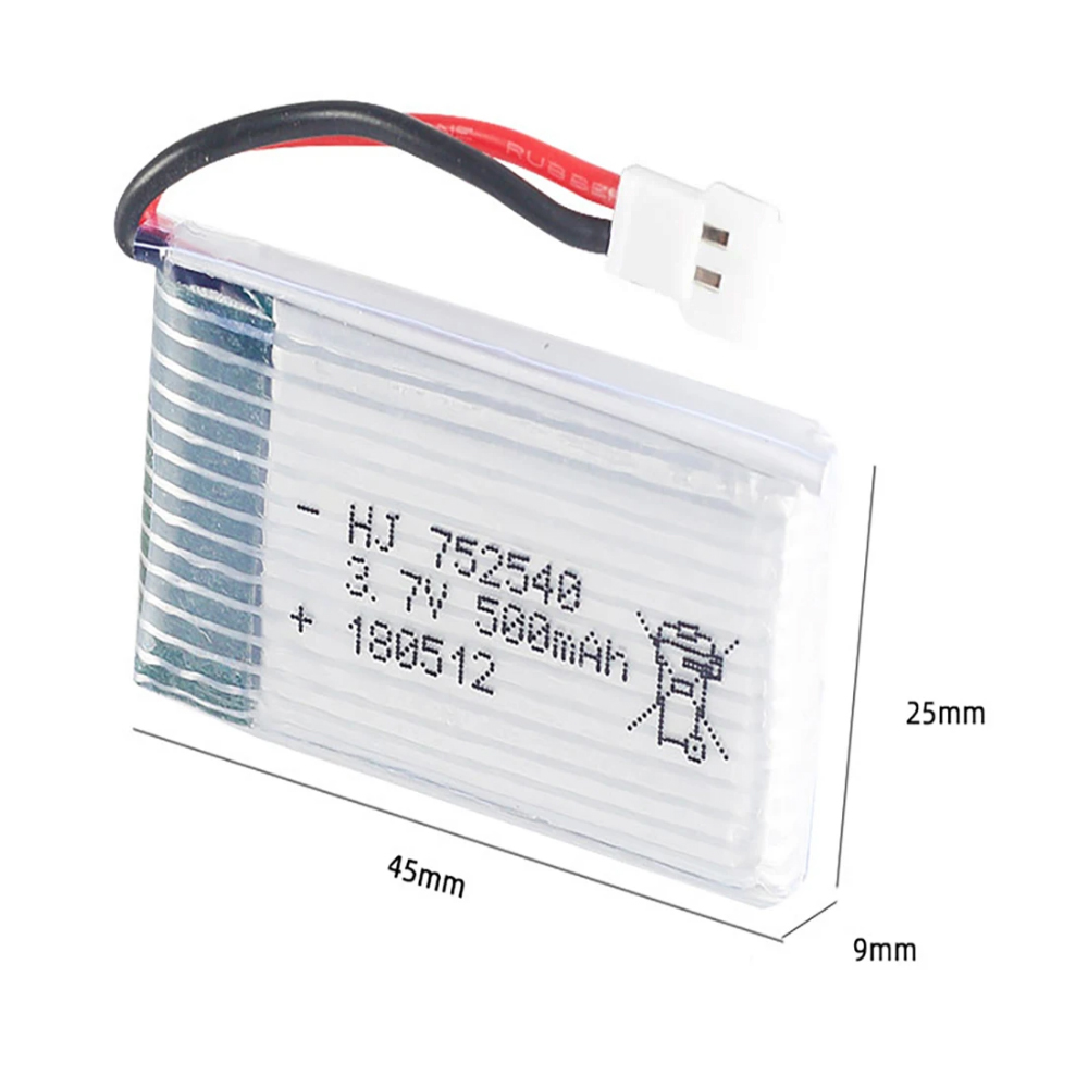 H31 pil 3.7V 500mAh 752540 Lip - Rc Helicopter Coaxial incelemesi ve fiyatı